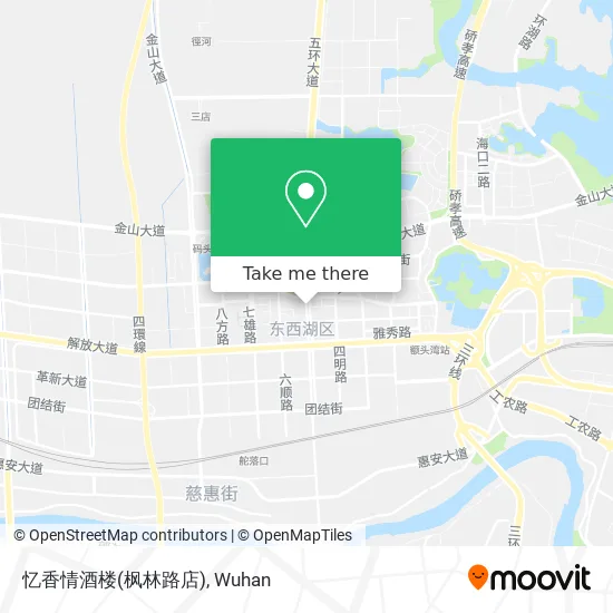 忆香情酒楼(枫林路店) map