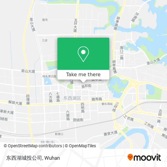 东西湖城投公司 map