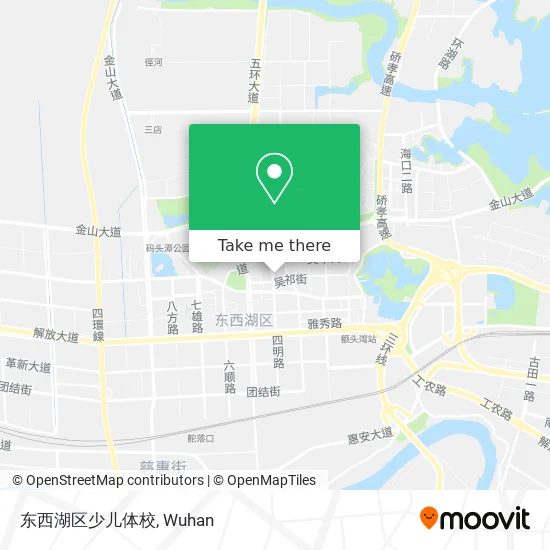 东西湖区少儿体校 map