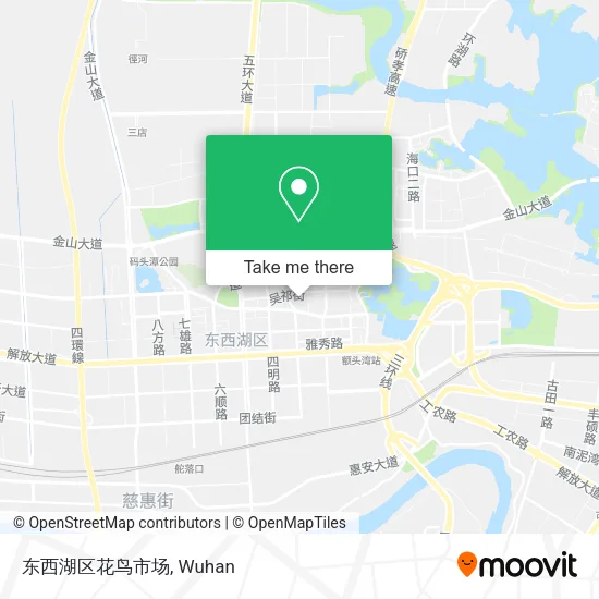 东西湖区花鸟市场 map