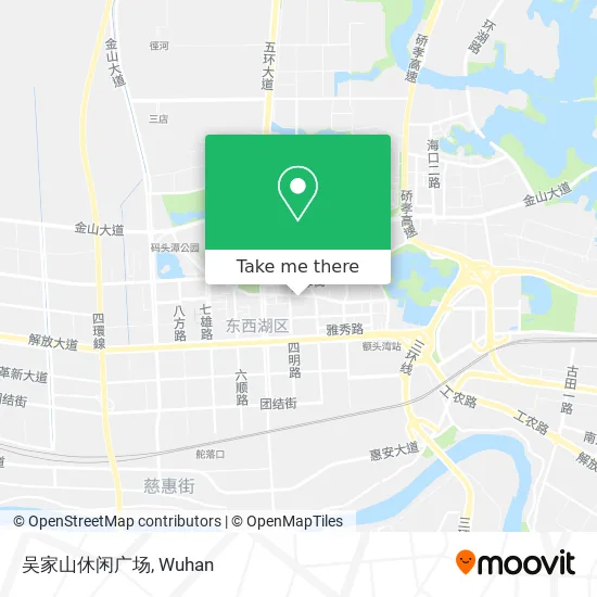 吴家山休闲广场 map