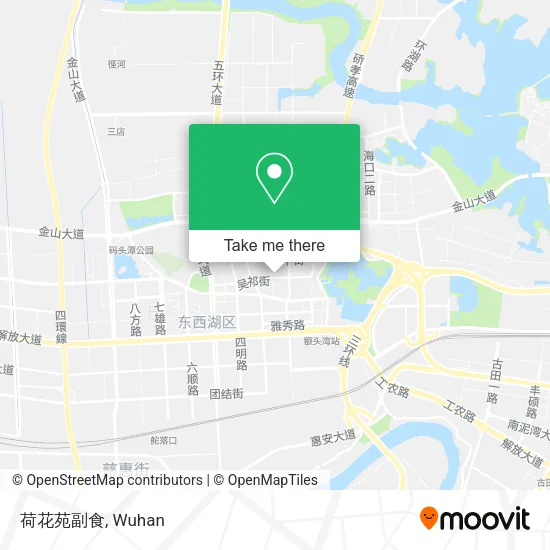 荷花苑副食 map