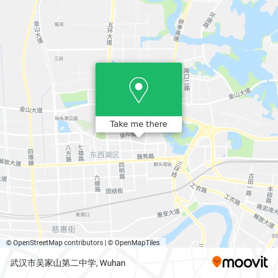 武汉市吴家山第二中学 map