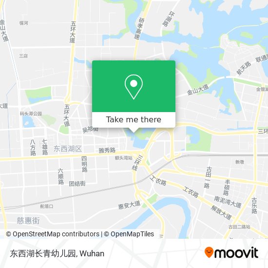 东西湖长青幼儿园 map