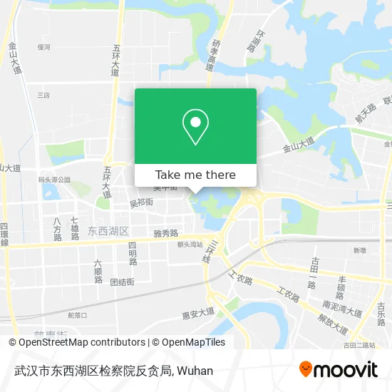 武汉市东西湖区检察院反贪局 map
