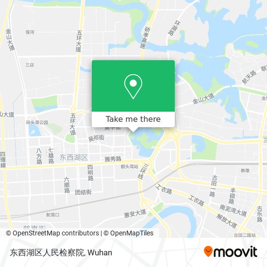 东西湖区人民检察院 map
