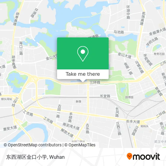 东西湖区金口小学 map