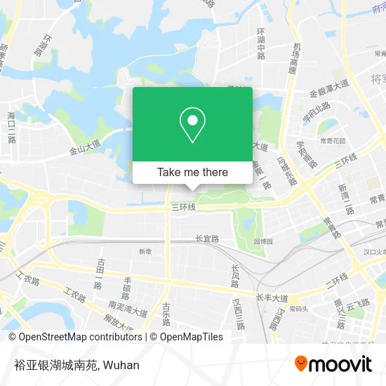 裕亚银湖城南苑 map