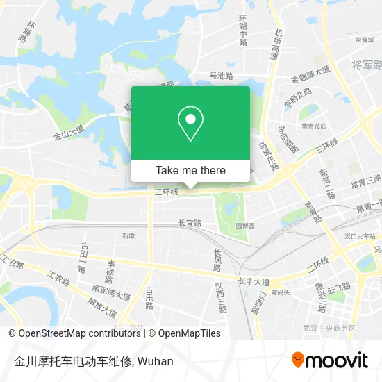 金川摩托车电动车维修 map