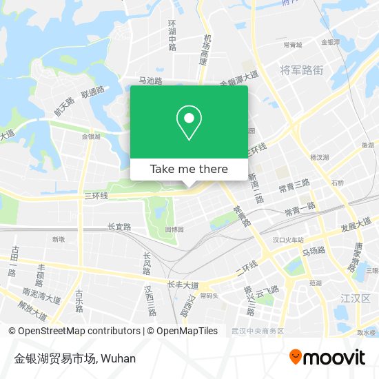 金银湖贸易市场 map