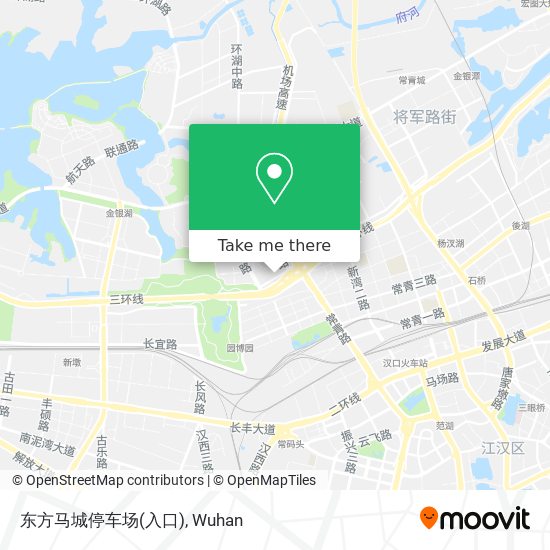 东方马城停车场(入口) map