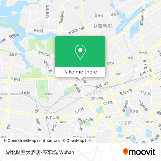 湖北航空大酒店-停车场 map
