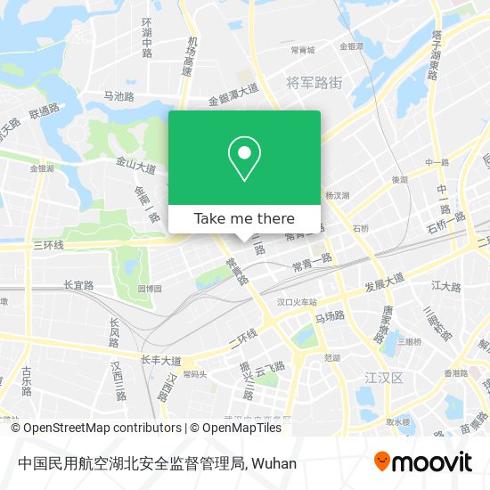 中国民用航空湖北安全监督管理局 map