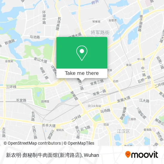新农明·彪秘制牛肉面馆(新湾路店) map