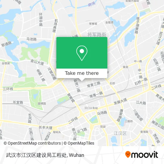 武汉市江汉区建设局工程处 map
