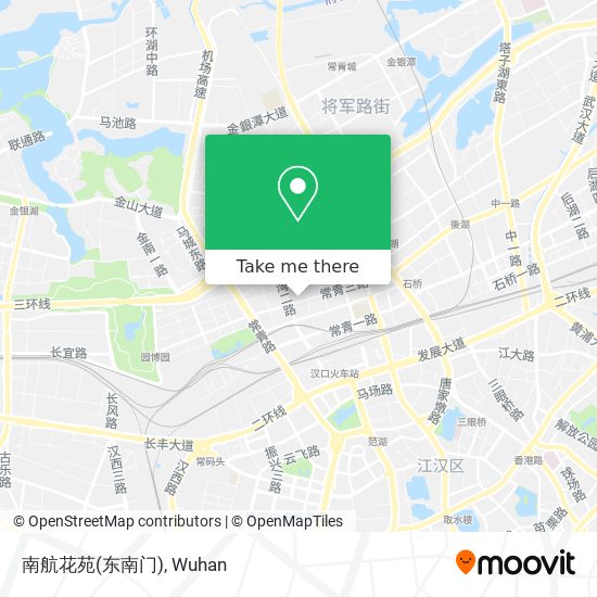 南航花苑(东南门) map