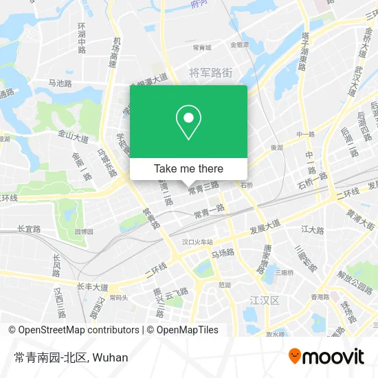 常青南园-北区 map