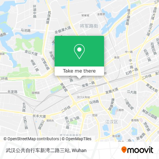 武汉公共自行车新湾二路三站 map