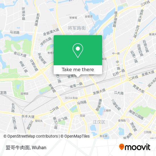 盟哥牛肉面 map