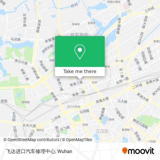 飞达进口汽车修理中心 map