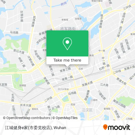江城健身e家(市委党校店) map