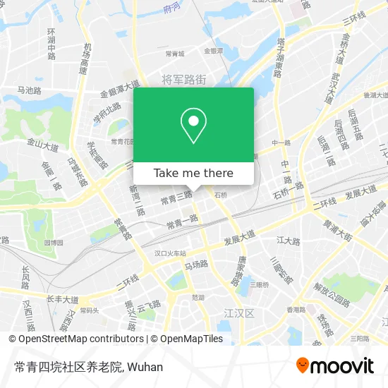 常青四垸社区养老院 map
