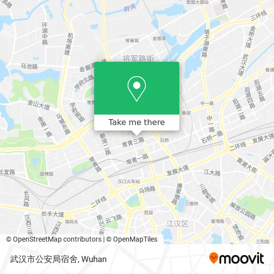 武汉市公安局宿舍 map