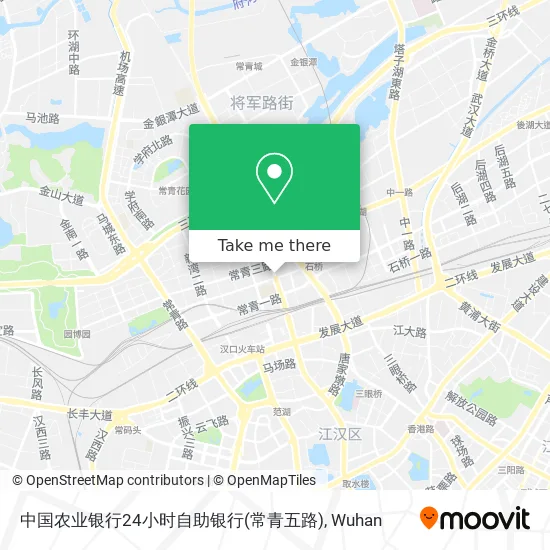 中国农业银行24小时自助银行(常青五路) map