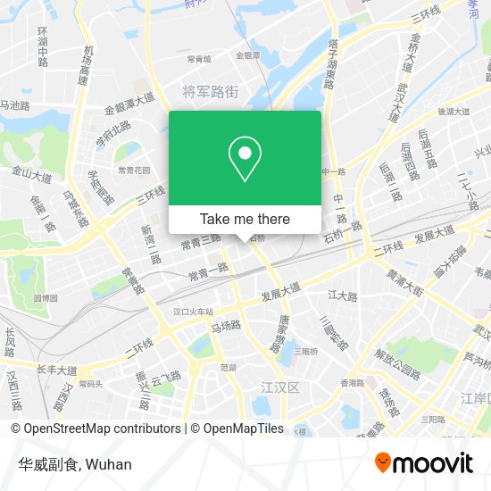 华威副食 map