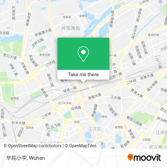 华苑小学 map