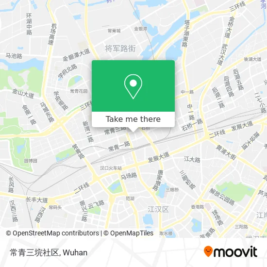 常青三垸社区 map