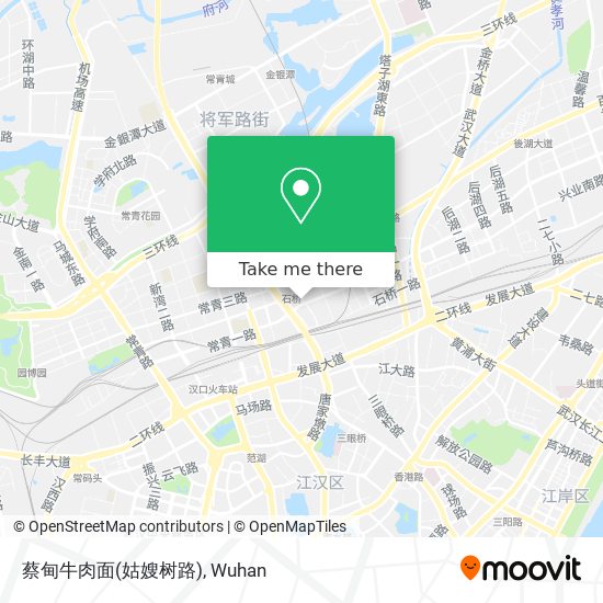 蔡甸牛肉面(姑嫂树路) map