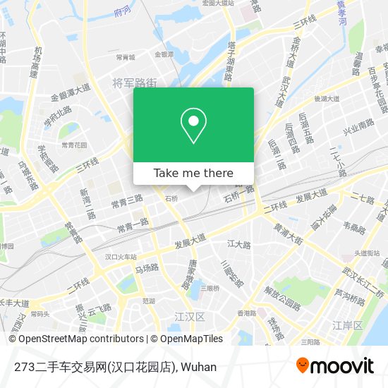 273二手车交易网(汉口花园店) map