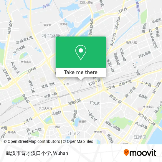 武汉市育才汉口小学 map