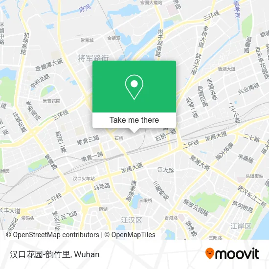 汉口花园-韵竹里 map