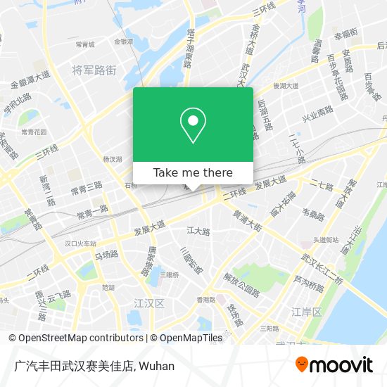 广汽丰田武汉赛美佳店 map