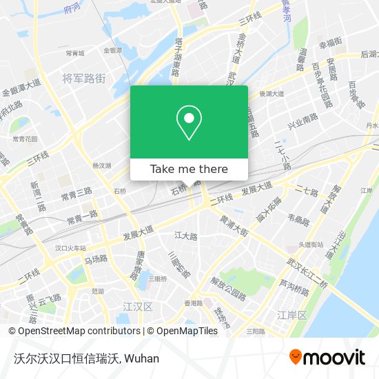 沃尔沃汉口恒信瑞沃 map
