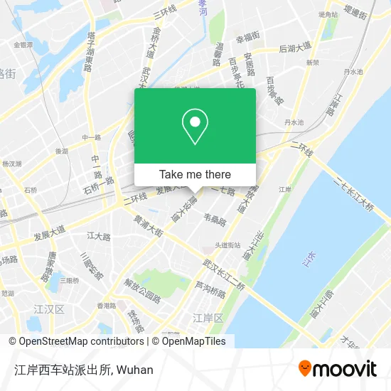 江岸西车站派出所 map