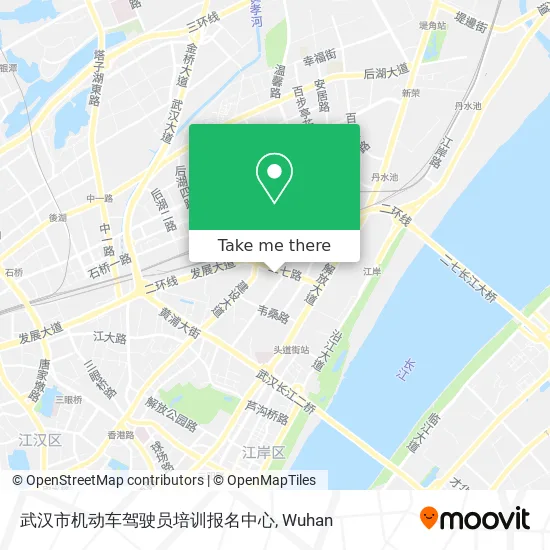 武汉市机动车驾驶员培训报名中心 map