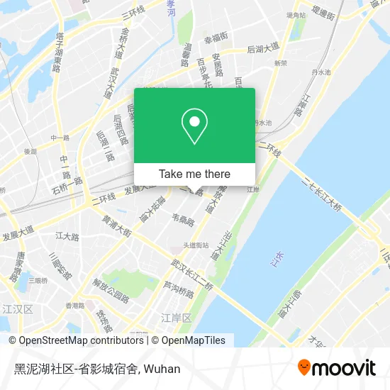 黑泥湖社区-省影城宿舍 map