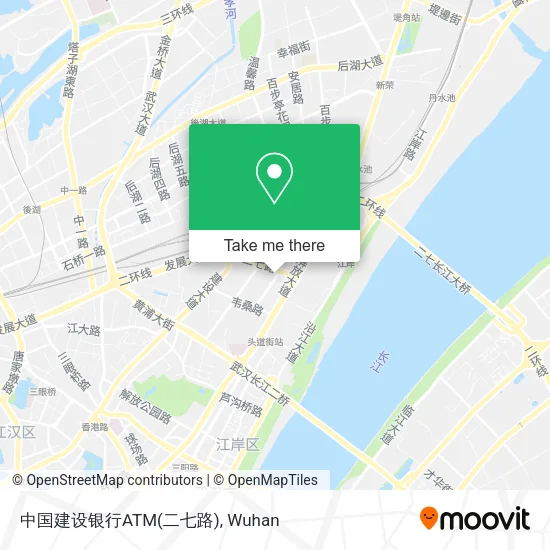 中国建设银行ATM(二七路) map