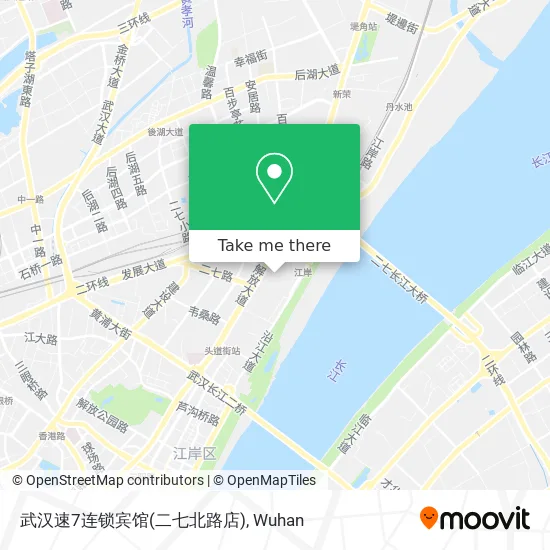 武汉速7连锁宾馆(二七北路店) map