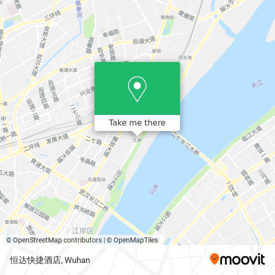 恒达快捷酒店 map