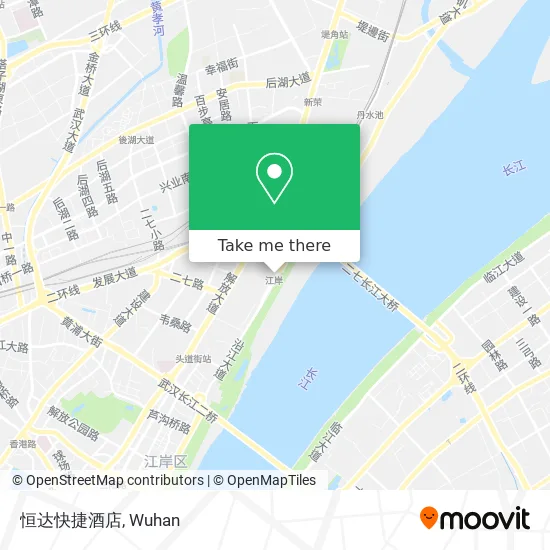 恒达快捷酒店 map