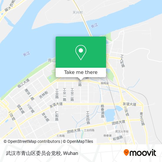 武汉市青山区委员会党校 map