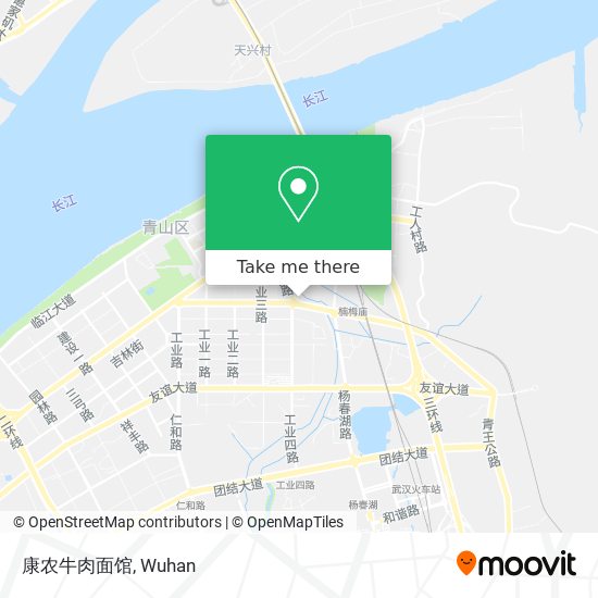 康农牛肉面馆 map