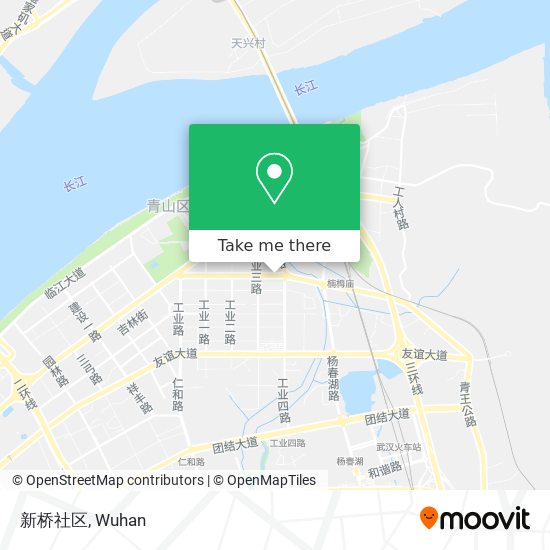 新桥社区 map