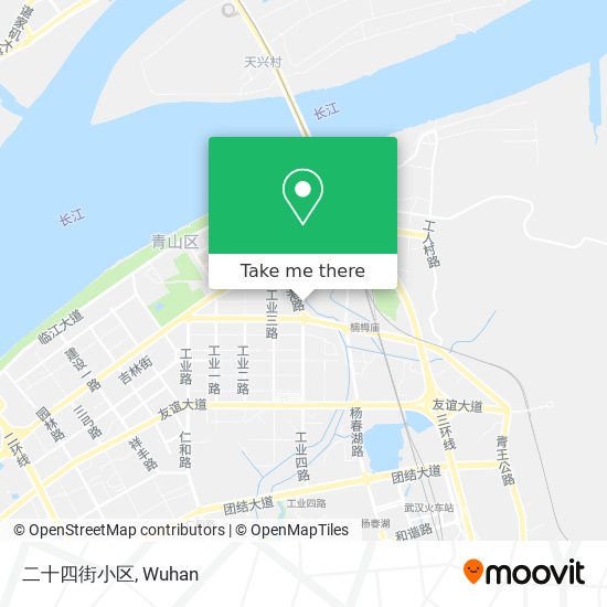二十四街小区 map
