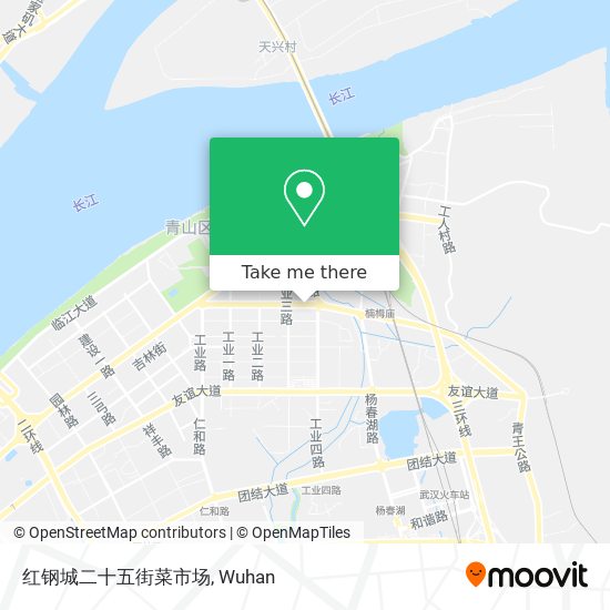 红钢城二十五街菜市场 map