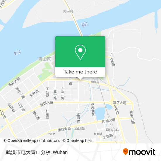 武汉市电大青山分校 map